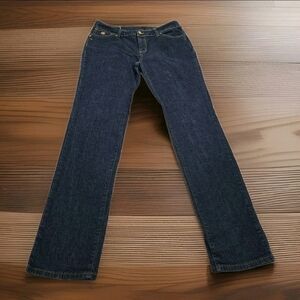 Rocawear Jeans Womens 15 Bootcut Dark Wash Stretch Denim Y2K Logo